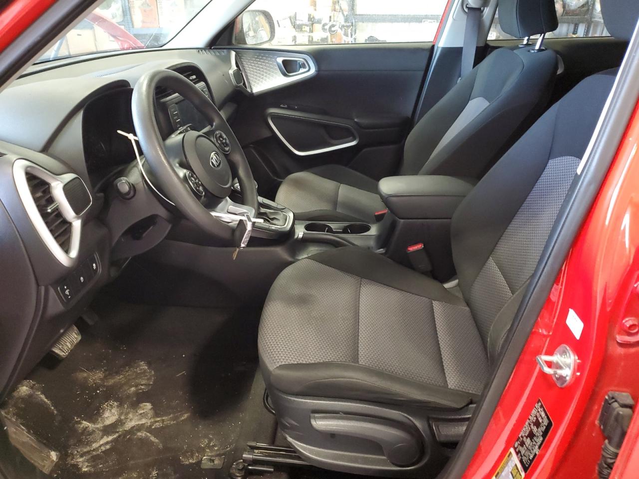 2021 KIA Soul VIN KNDJ23AU6M7143260 Copart auction photo, burn - engine damage thumbnail 7