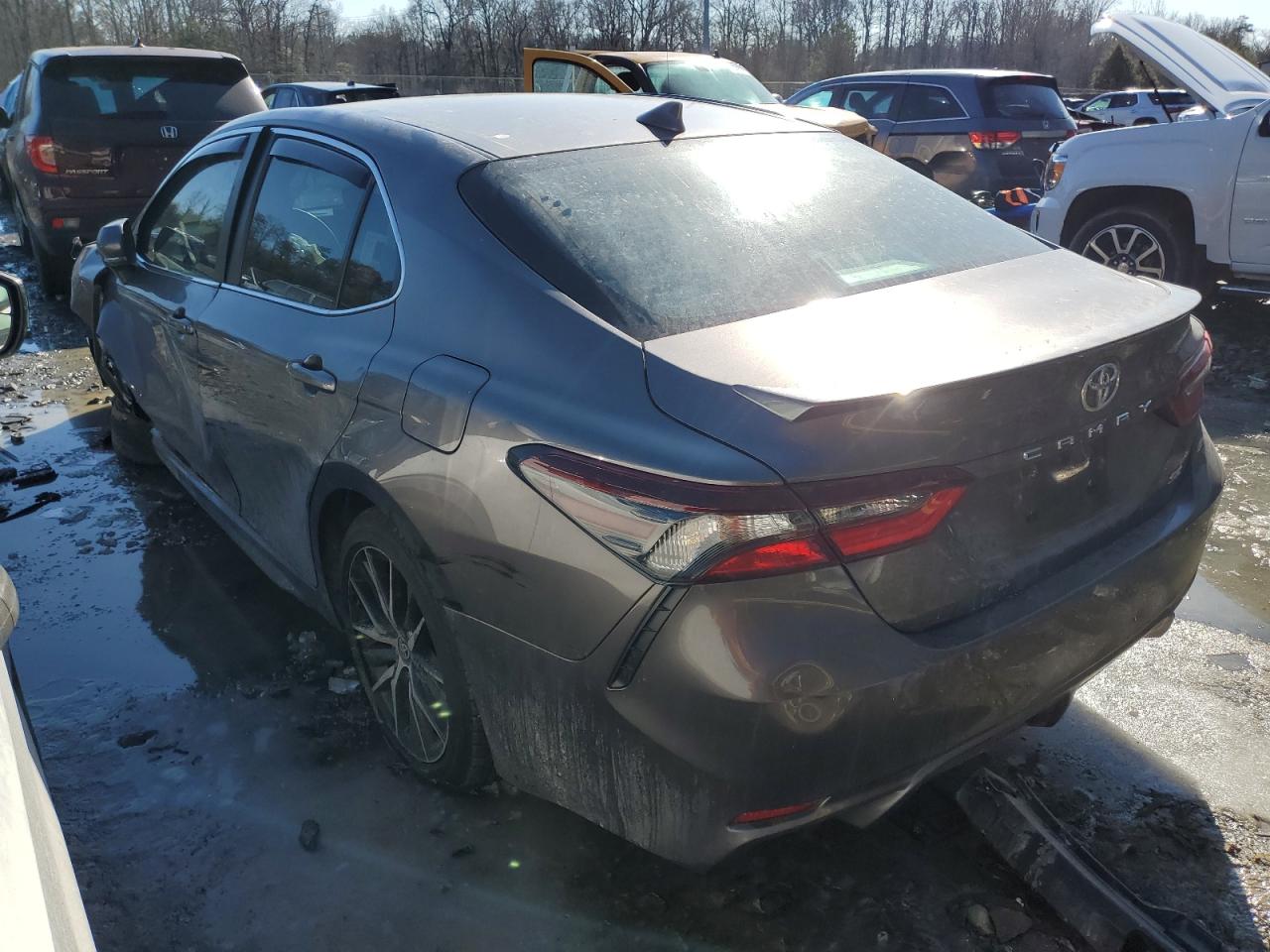 2023 Toyota Camry VIN 4T1G11AK9PU155050 Copart auction photo, front end / side damage thumbnail 2
