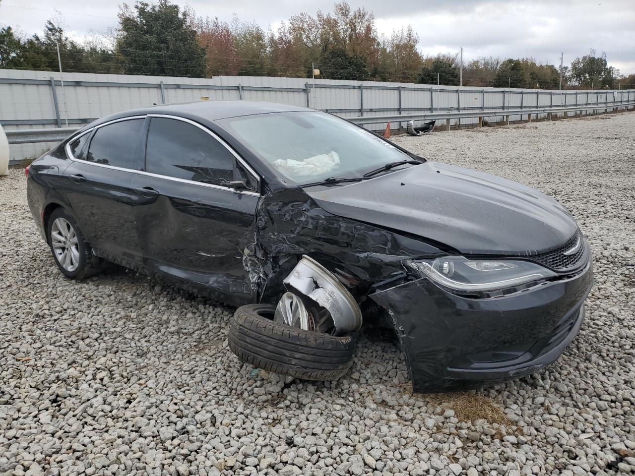 2015 Chrysler 200 VIN 1C3CCCAB1FN698320 Copart auction photo, side damage thumbnail 4