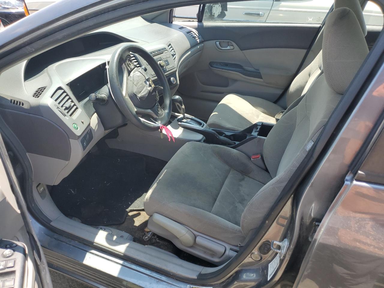 2012 Honda Civic VIN 2HGFB2F54CH325786 Copart auction photo, front end damage thumbnail 7