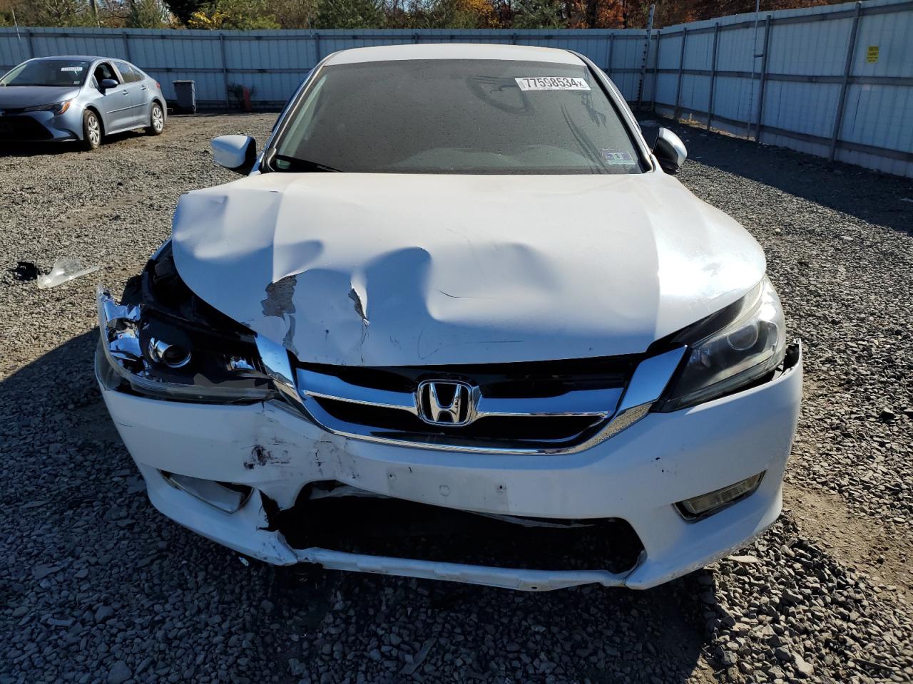 2015 Honda Accord VIN 1HGCR2F59FA242114 Copart auction photo, front end / side damage thumbnail 5