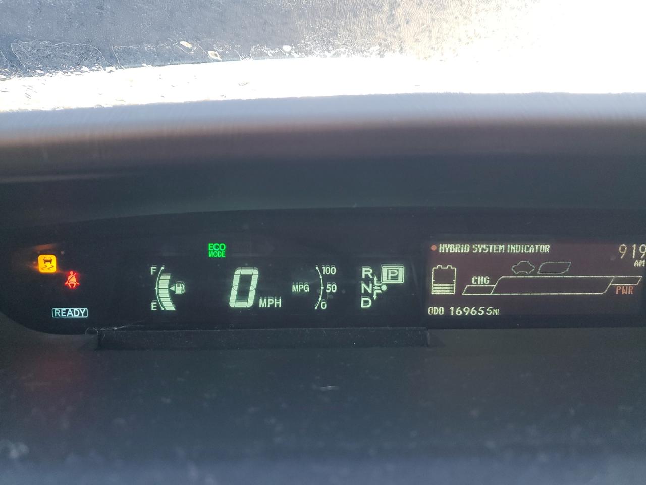 2013 Toyota Prius VIN JTDKN3DU4D0348978 Copart auction photo, front end damage thumbnail 9