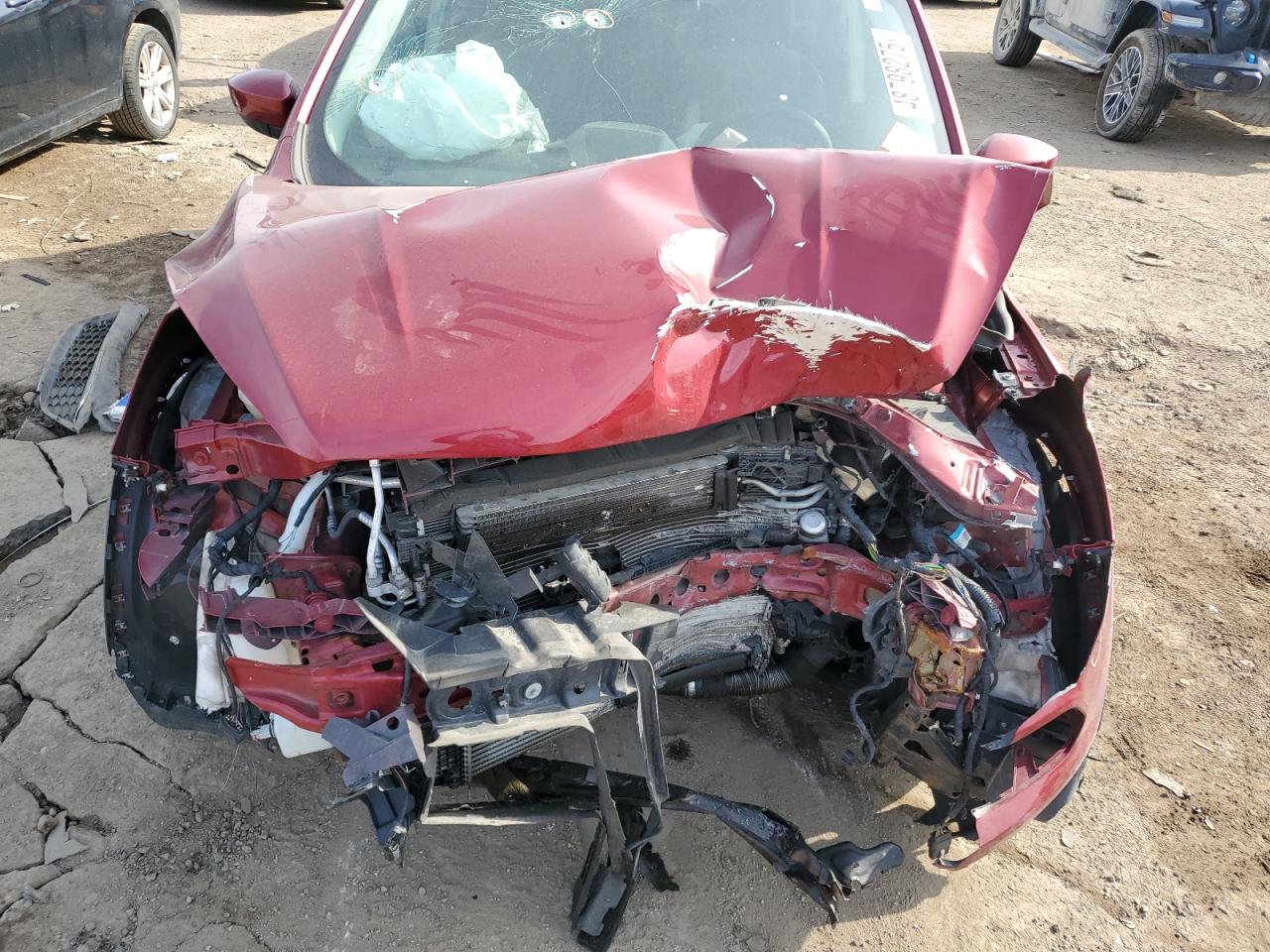 2017 Ford Escape VIN 1FMCU0G95HUE45730 Copart auction photo, all over damage thumbnail 11