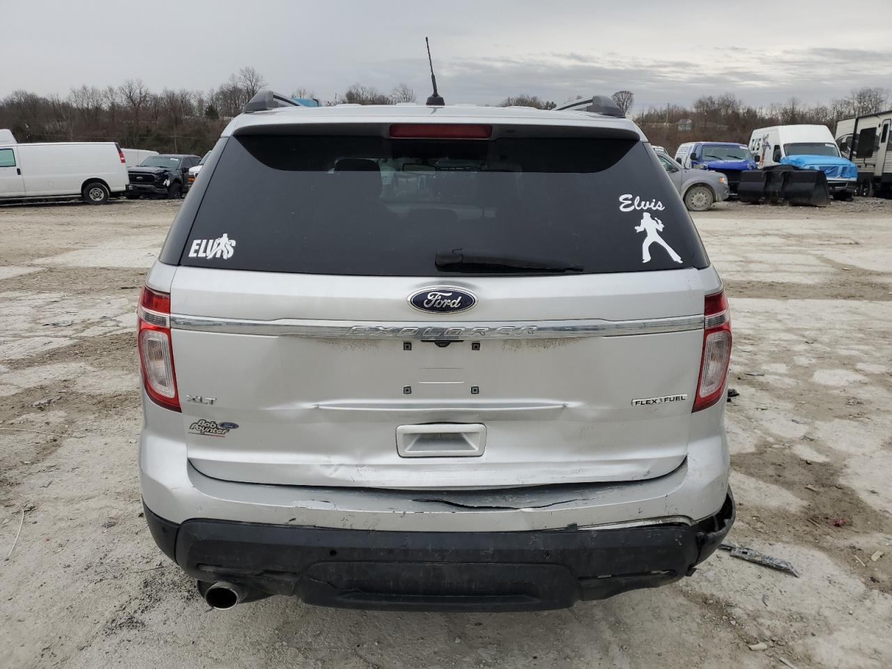 2013 Ford Explorer VIN 1FM5K7D81DGC62580 Copart auction photo, rear end / undercarriage damage thumbnail 6