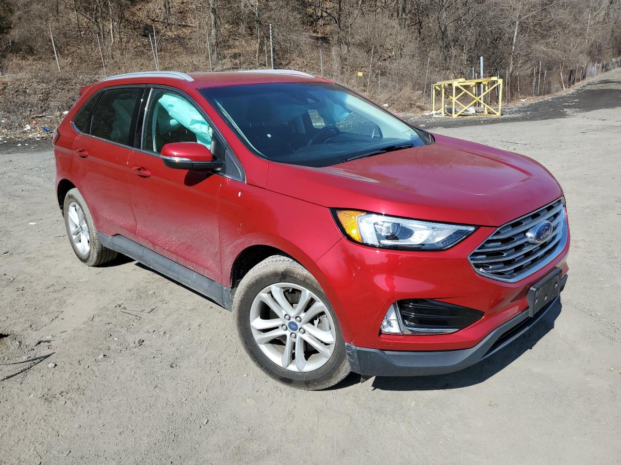 2020 Ford Edge VIN 2FMPK4J90LBA49632 Copart auction photo, front end / side damage thumbnail 4