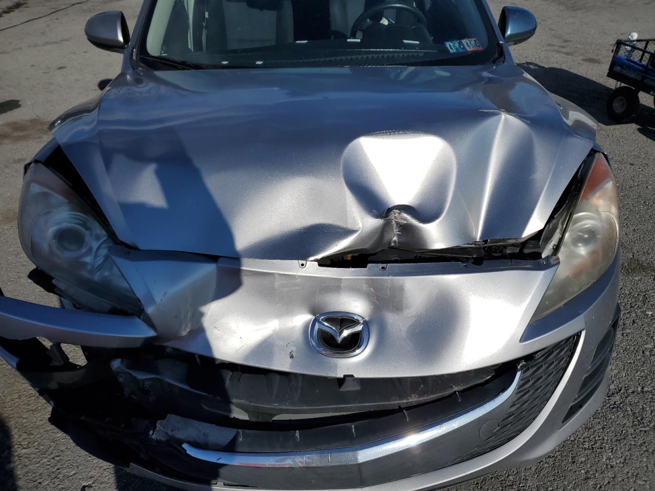 2010 Mazda 3 VIN JM1BL1SG6A1227222 Copart auction photo, front end damage thumbnail 13