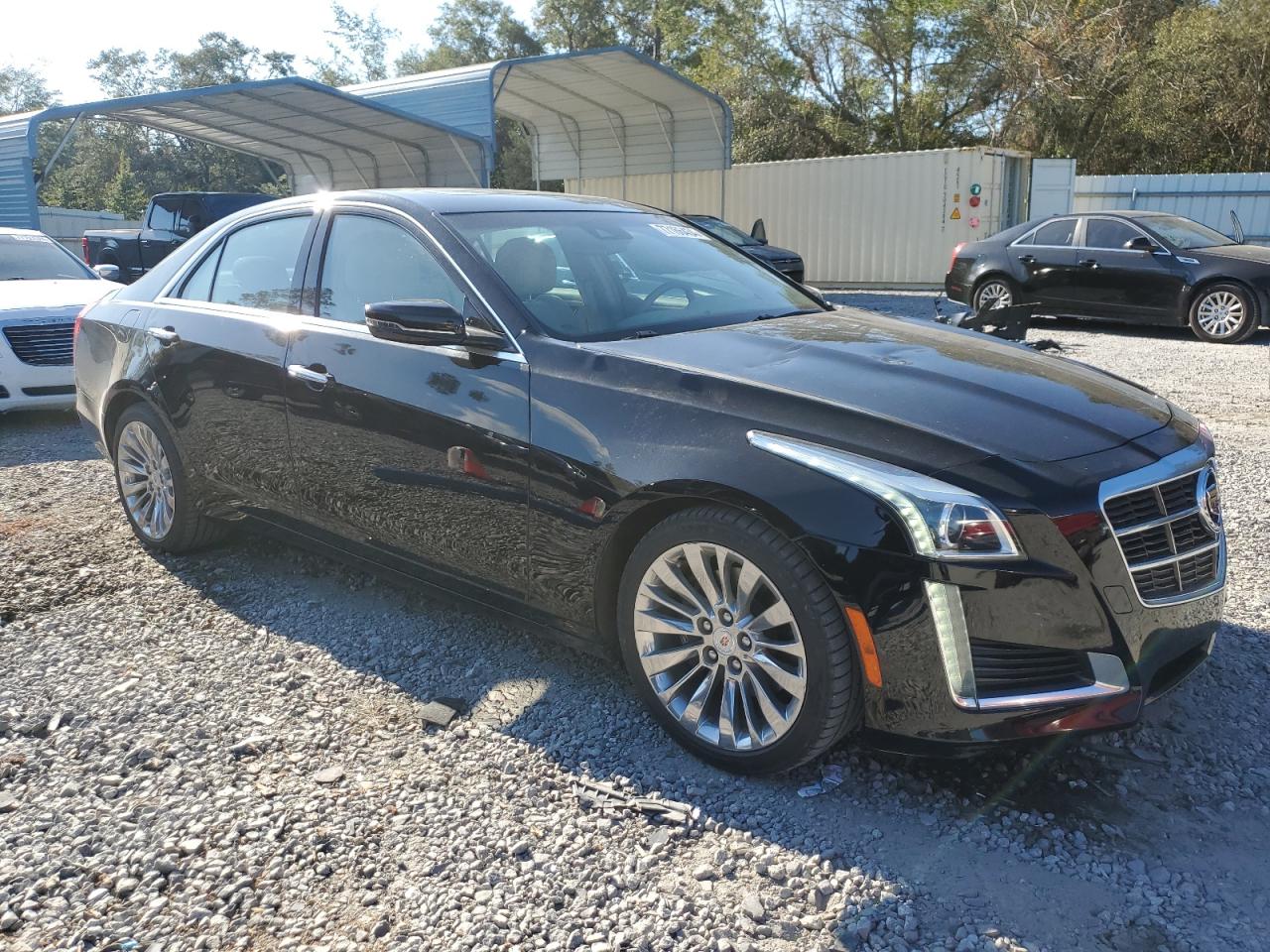 2014 Cadillac CTS VIN 1G6AR5S34E0165798 Copart auction photo, all over damage thumbnail 4