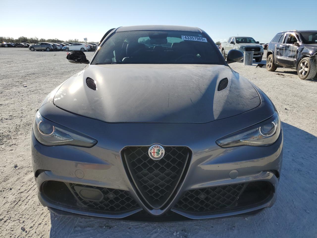2019 Alfa Romeo Giulia VIN ZARFAMEV4K7601298 Copart auction photo, side / rear end damage thumbnail 5