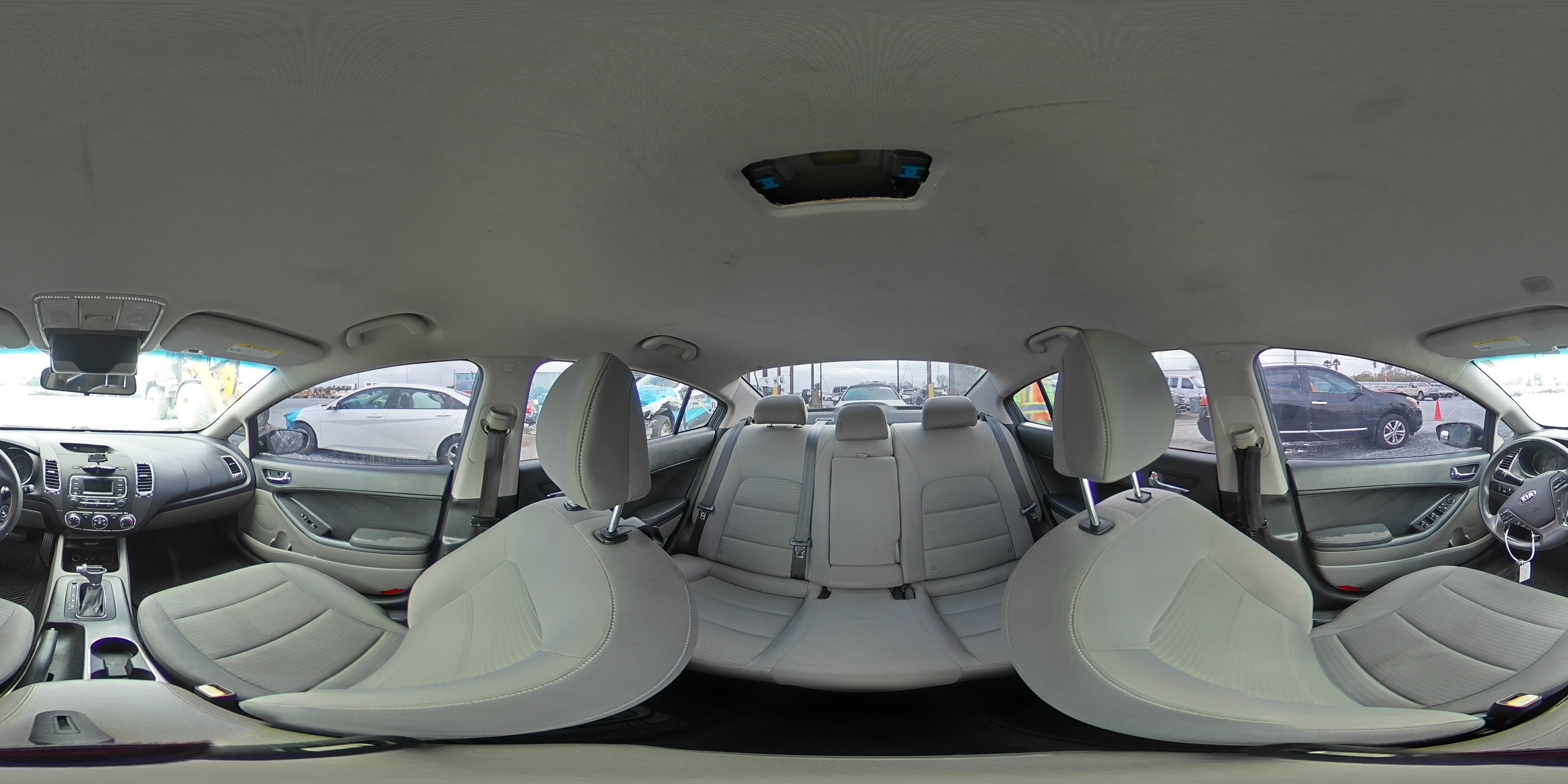 2015 KIA Forte VIN KNAFX4A69F5340238 Copart auction photo, rear end damage thumbnail 14