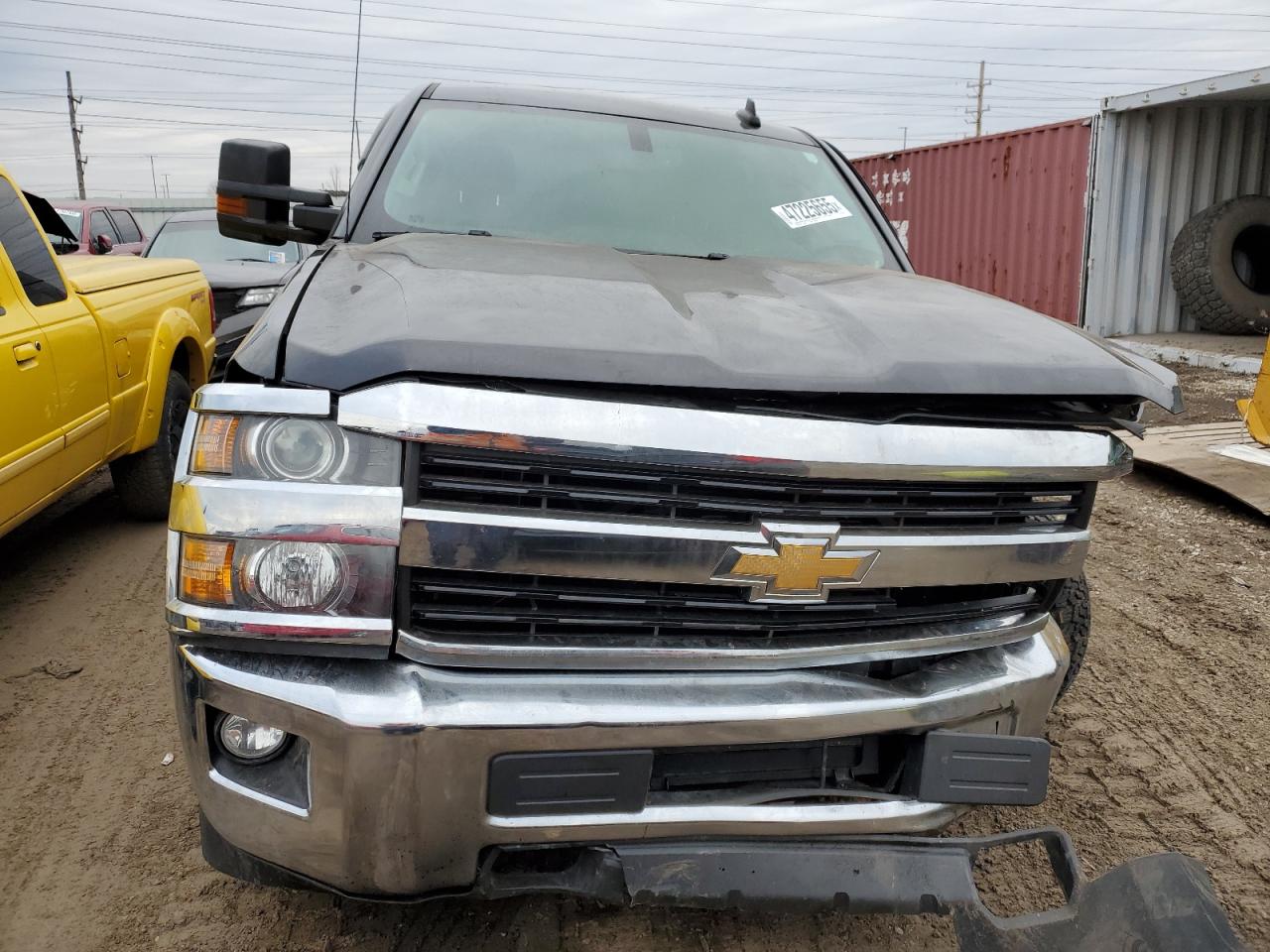 2016 Chevrolet Silverado VIN 1GC2KVEG1GZ304515 Copart auction photo, front end / side damage thumbnail 5
