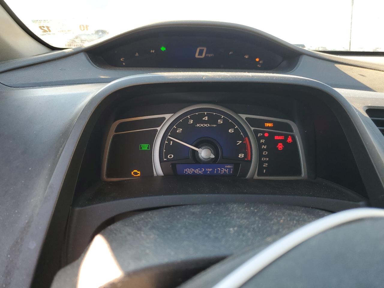 2010 Honda Civic VIN 2HGFG1B61AH525838 Copart auction photo, all over damage thumbnail 9