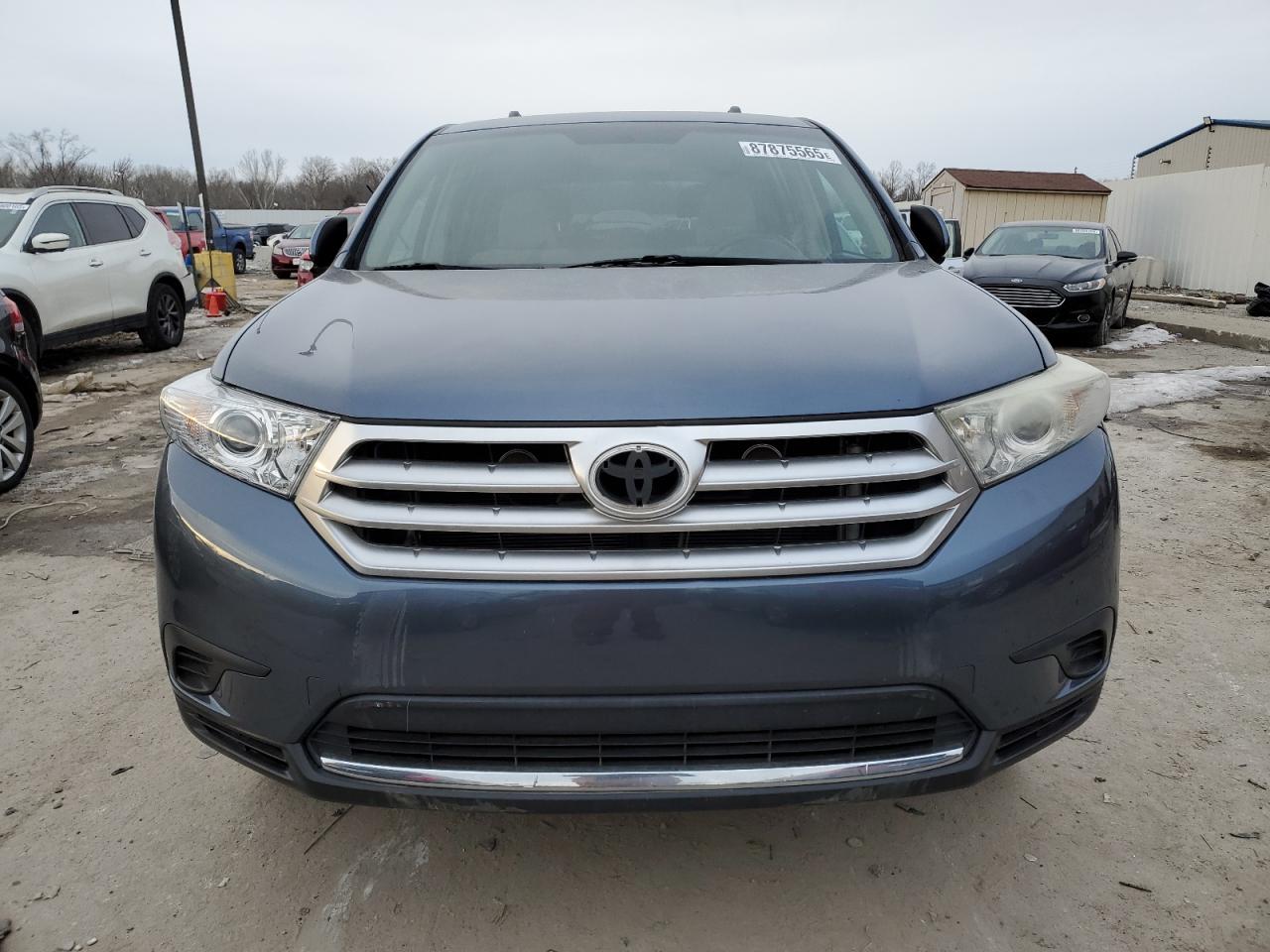 2013 Toyota Highlander VIN 5TDZA3EH0DS041509 Copart auction photo, rear end damage thumbnail 5