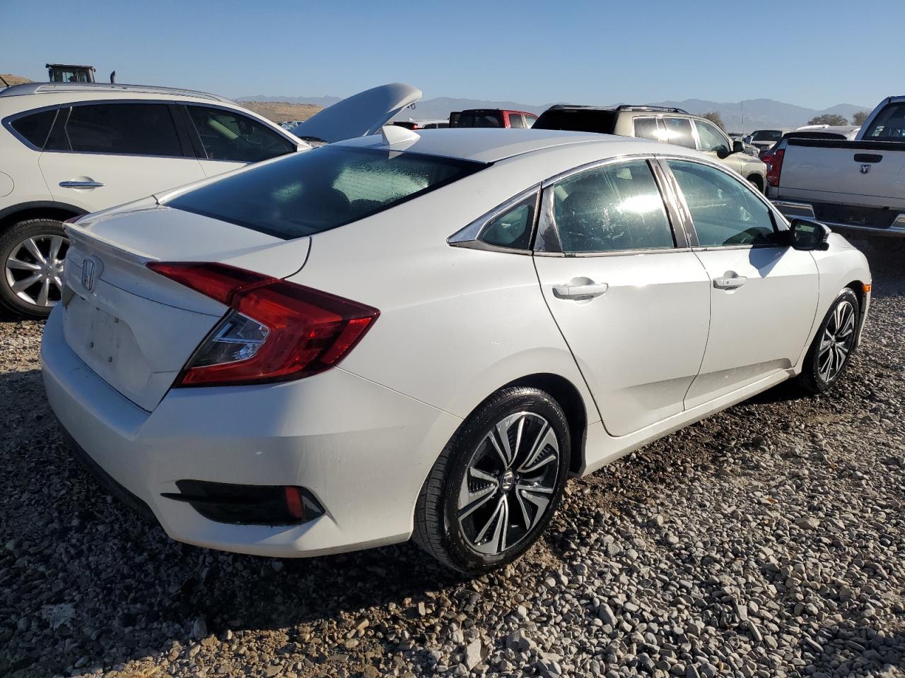 2018 Honda Civic VIN 2HGFC1F37JH641251 Copart auction photo, front end damage thumbnail 3