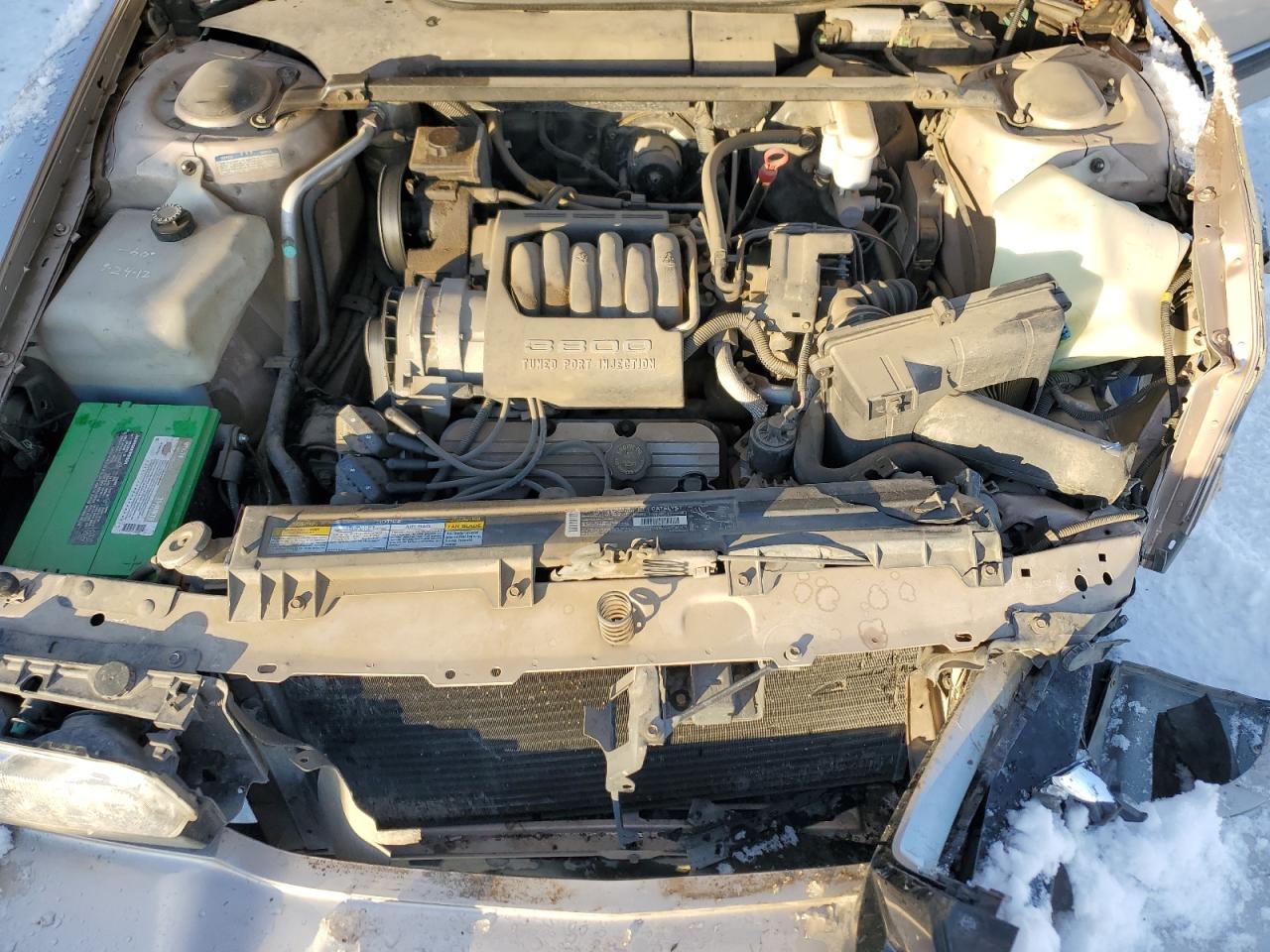 1995 Buick LeSabre VIN 1G4HP52L7SH461070 Copart auction photo, front end / side damage thumbnail 11
