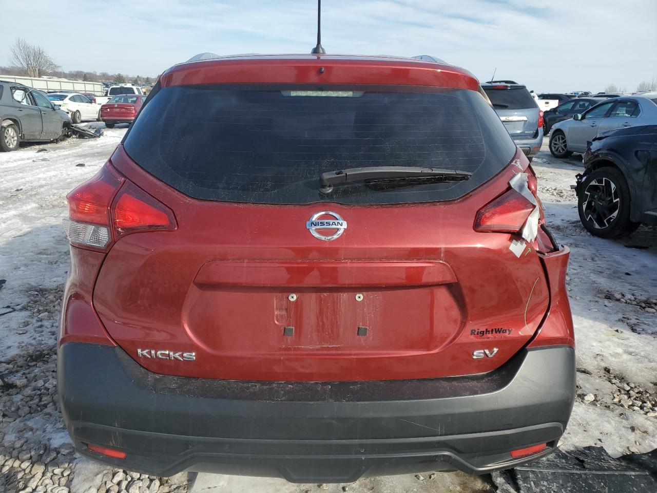 2019 Nissan Kicks VIN 3N1CP5CU8KL541441 Copart auction photo, rear end damage thumbnail 6