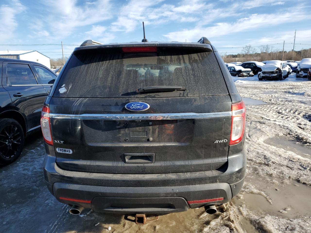 2011 Ford Explorer VIN 1FMHK8D82BGA36905 Copart auction photo, front end / side damage thumbnail 6