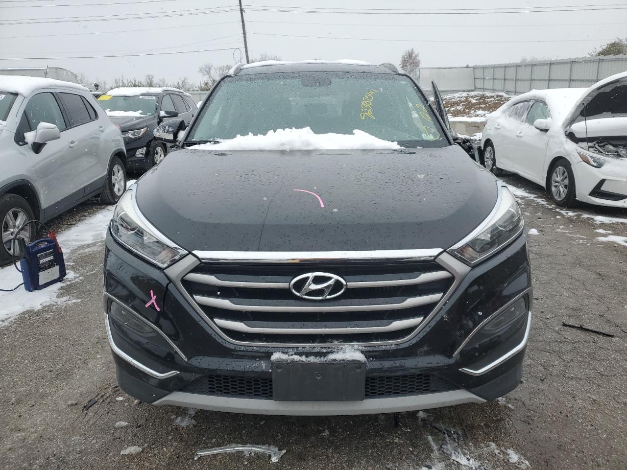 2017 Hyundai Tucson VIN KM8J3CA27HU374537 Copart auction photo, rear end / front end damage thumbnail 5