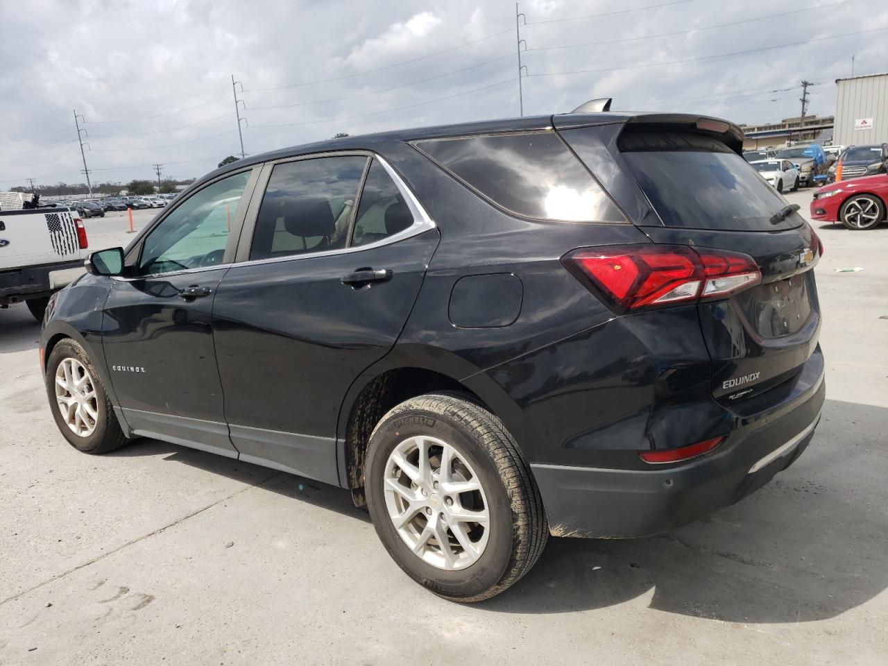 2022 Chevrolet Equinox VIN 3GNAXKEV5NL238010 Copart auction photo, front end / side damage thumbnail 2