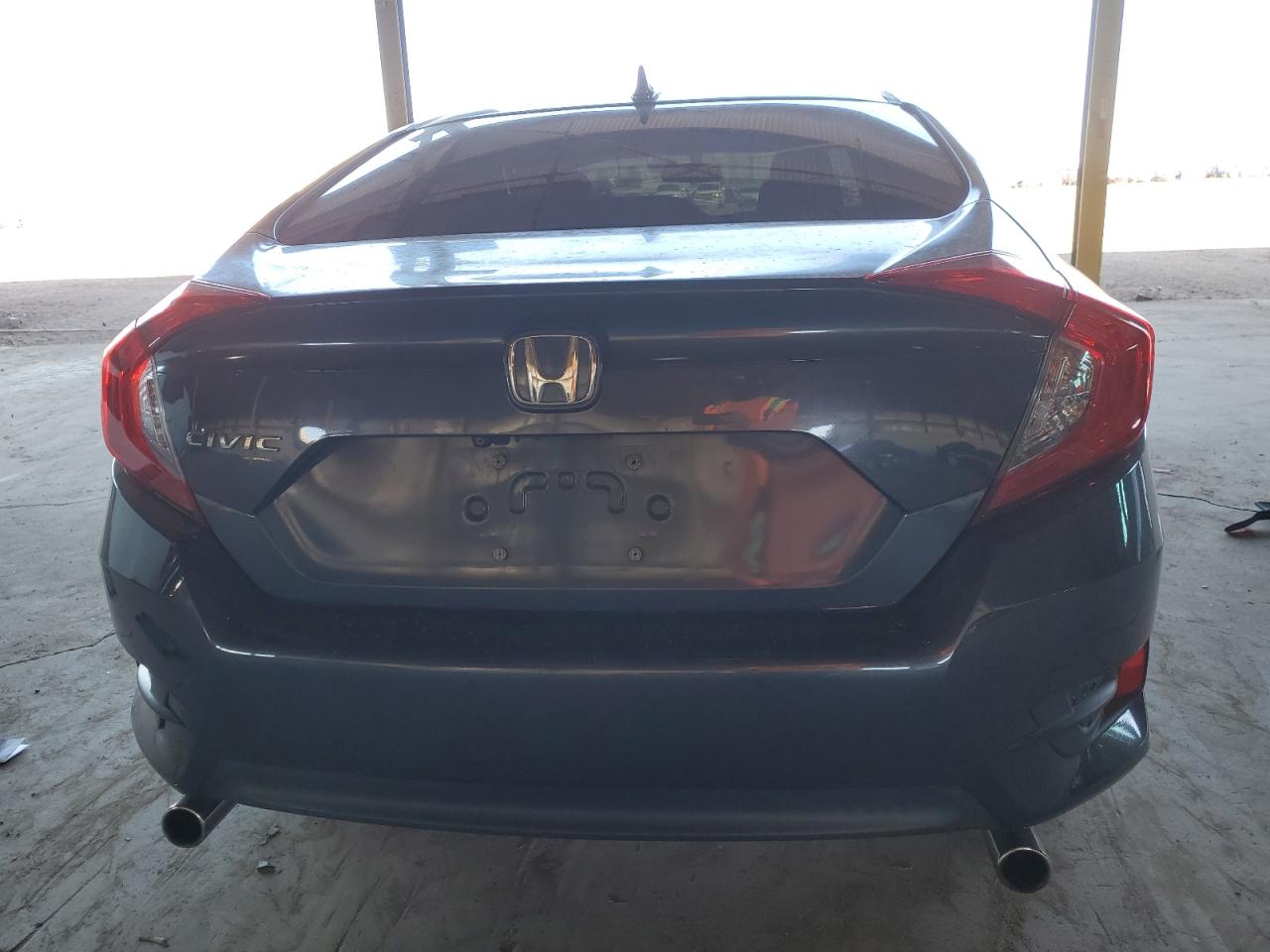2017 Honda Civic VIN 2HGFC2F74HH509096 Copart auction photo, side damage thumbnail 6