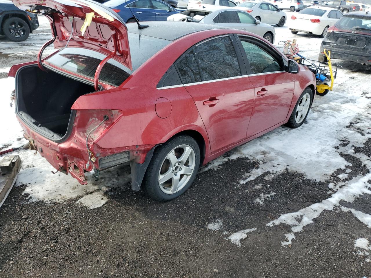 2012 Chevrolet Cruze VIN 1G1PK5SC7C7109394 Copart auction photo, rear end damage thumbnail 3