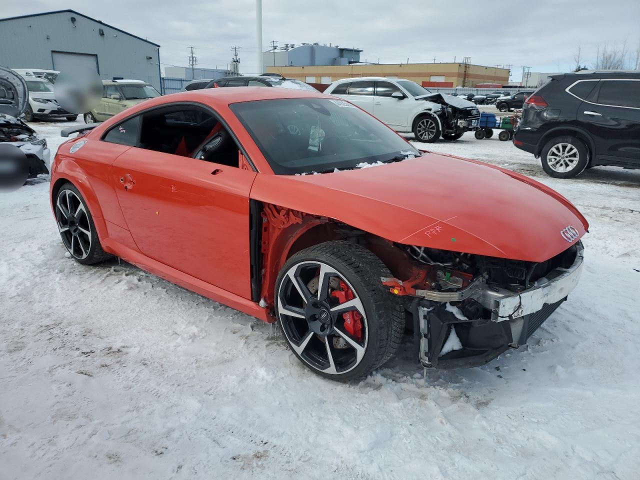 2018 Audi TT VIN WUACSAFV6J1900772 Copart auction photo, front end / side damage thumbnail 4