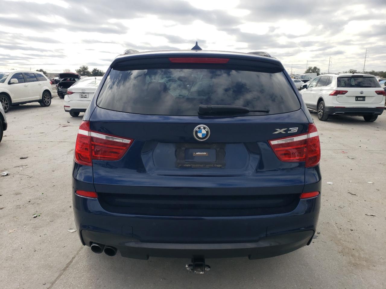 2014 BMW X3 VIN 5UXWX9C54E0D27804 Copart auction photo, undercarriage / mechanical damage thumbnail 6