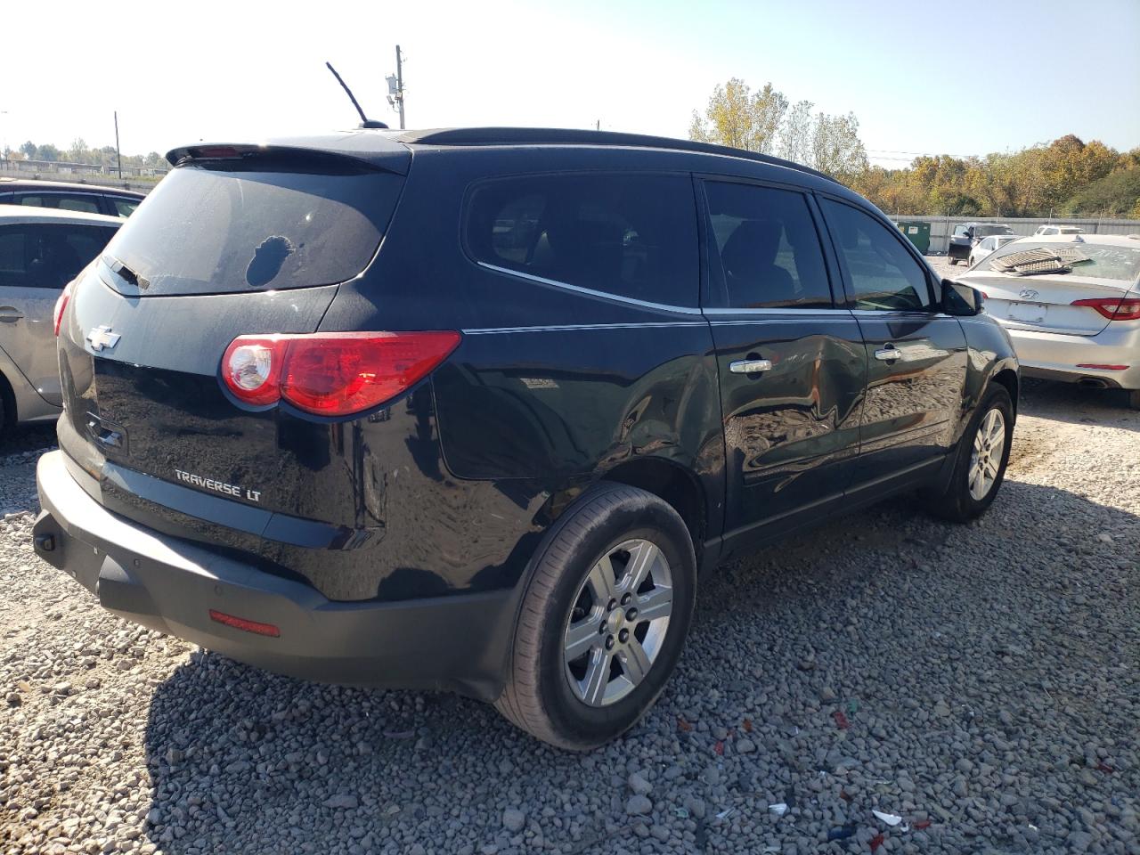 2012 Chevrolet Traverse VIN 1GNKVJED8CJ248613 Copart auction photo, side damage thumbnail 3