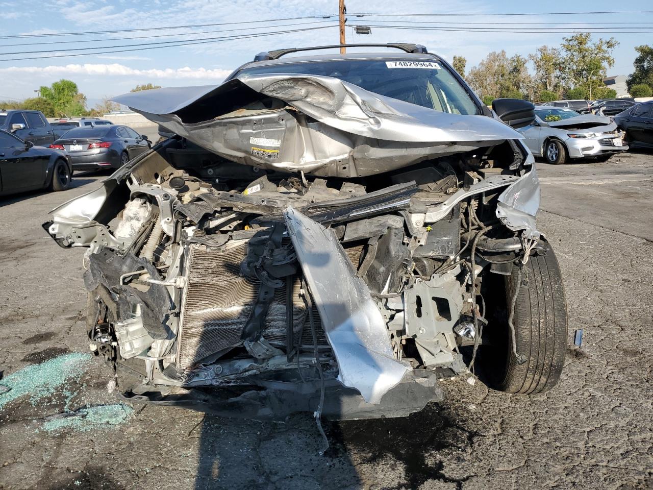 2018 Toyota RAV 4 VIN JTMZFREV2JJ208925 Copart auction photo, front end damage thumbnail 5