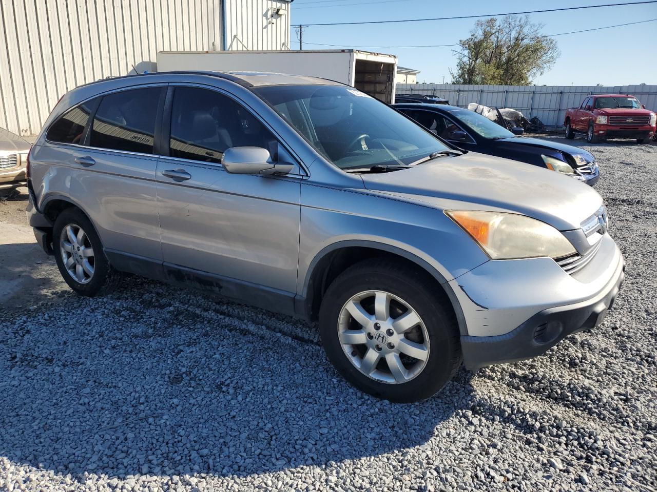 2007 Honda CR-V VIN JHLRE38797C044635 Copart auction photo, rear end damage thumbnail 4