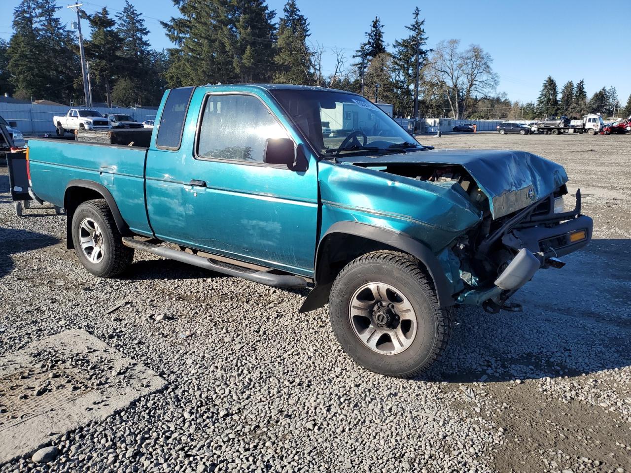 1996 Nissan Titan VIN 1N6SD16Y9TC338402 Copart auction photo, front end / side damage thumbnail 4