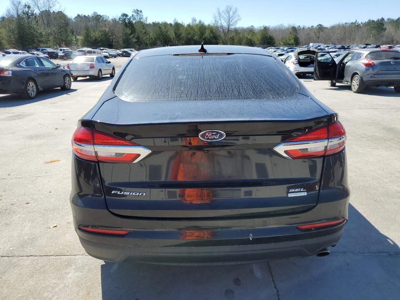 2019 Ford Fusion VIN 3FA6P0CD9KR270731 Copart auction photo, front end damage thumbnail 6