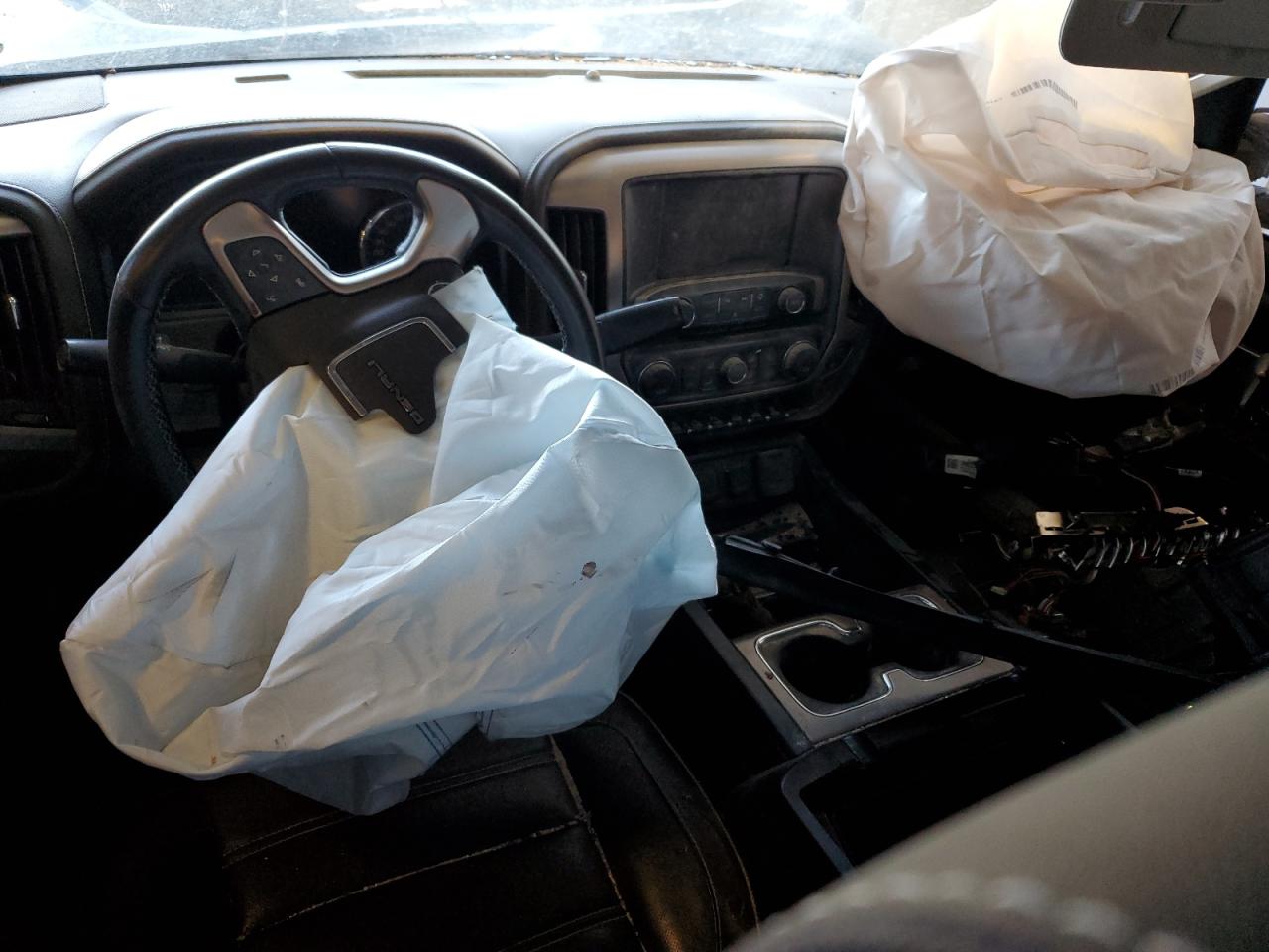 2019 GMC Sierra VIN 1GT12SEY9KF197680 Copart auction photo, all over damage thumbnail 8