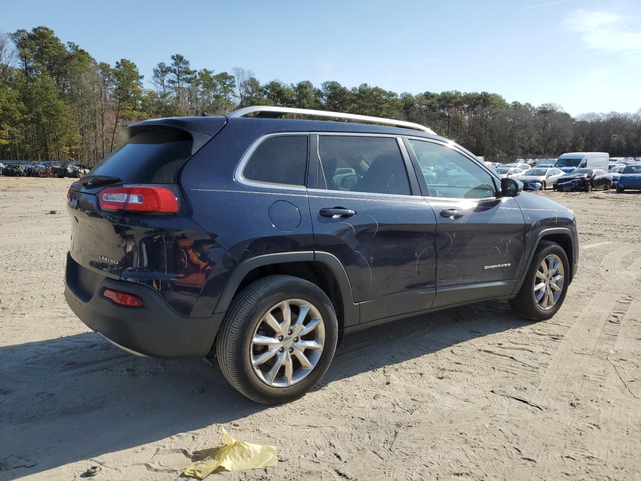 2016 Jeep Grand Cherokee VIN 1C4PJMDB7GW271112 Copart auction photo, front end / side damage thumbnail 3
