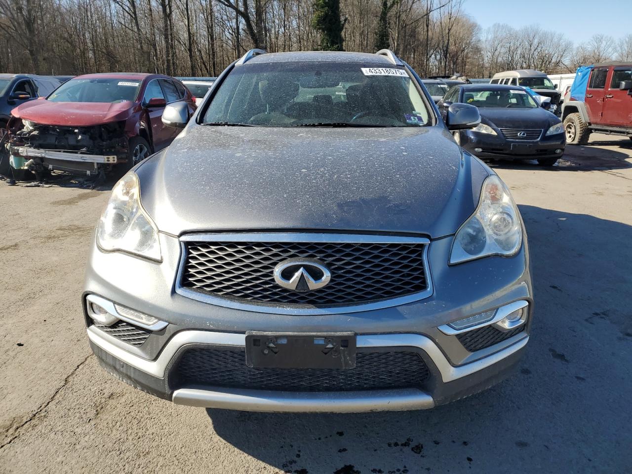 2017 Infiniti QX50 VIN JN1BJ0RR4HM414266 Copart auction photo, side / rear end damage thumbnail 5