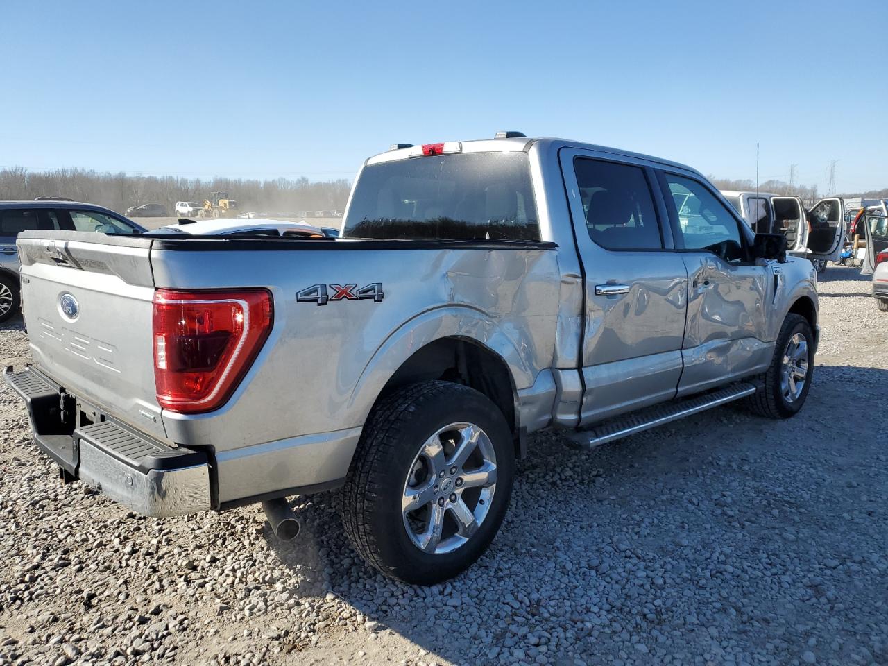 2022 Ford F-150 VIN 1FTFW1E87NKD07173 Copart auction photo, side damage thumbnail 3