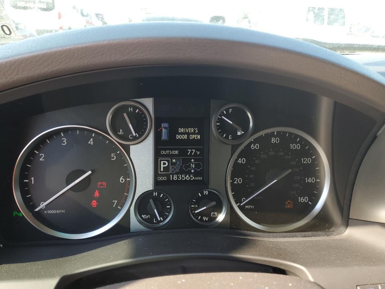 2013 Lexus LX VIN JTJHY7AX0D4131456 Copart auction photo, front end damage thumbnail 9