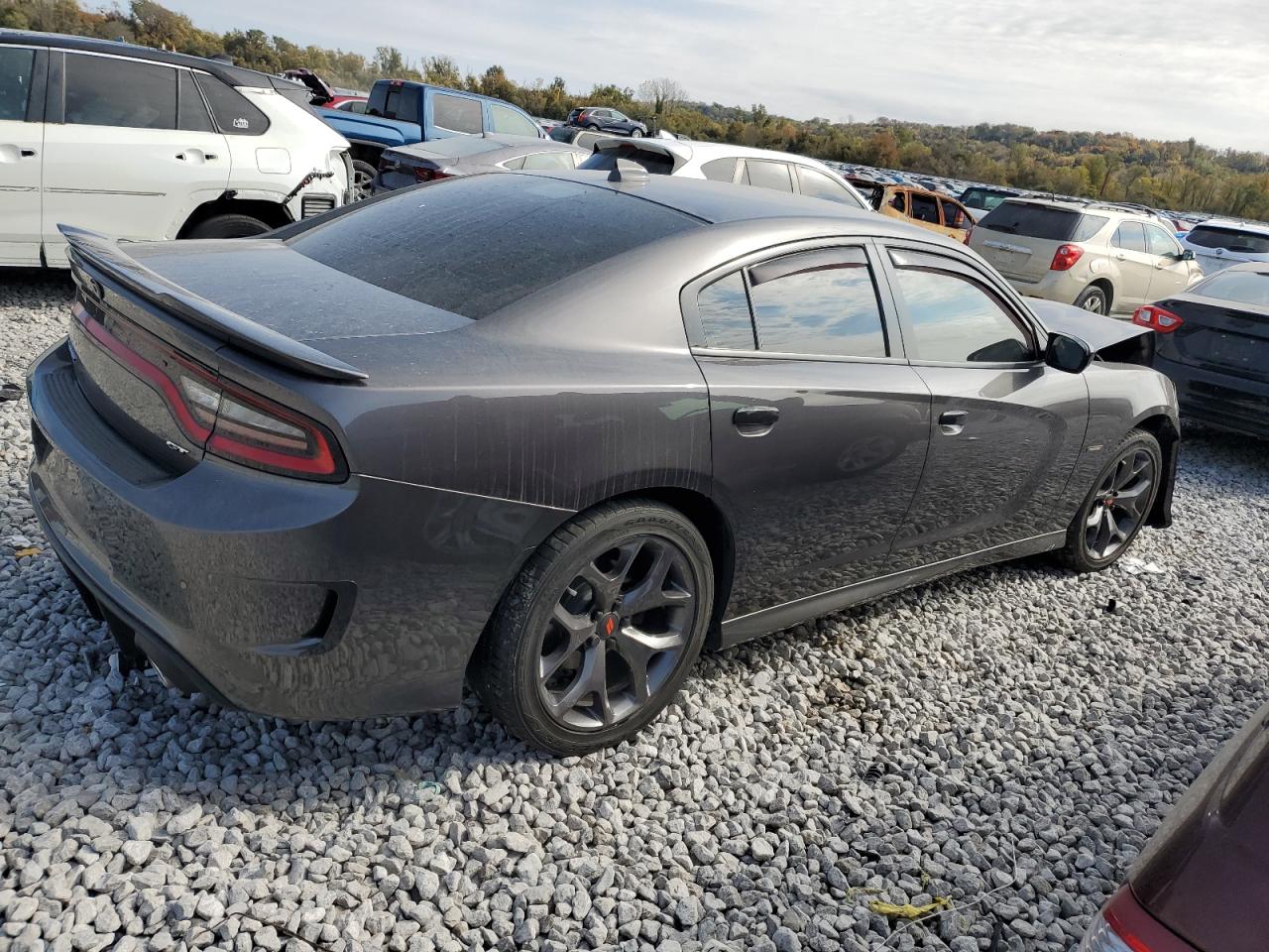 2019 Dodge Charger VIN 2C3CDXHG9KH567726 Copart auction photo, front end damage thumbnail 3