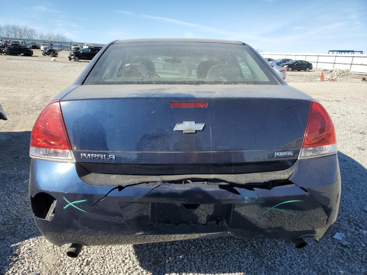 2012 Chevrolet Impala VIN 2G1WF5E39C1170075 Copart auction photo, rear end damage thumbnail 6