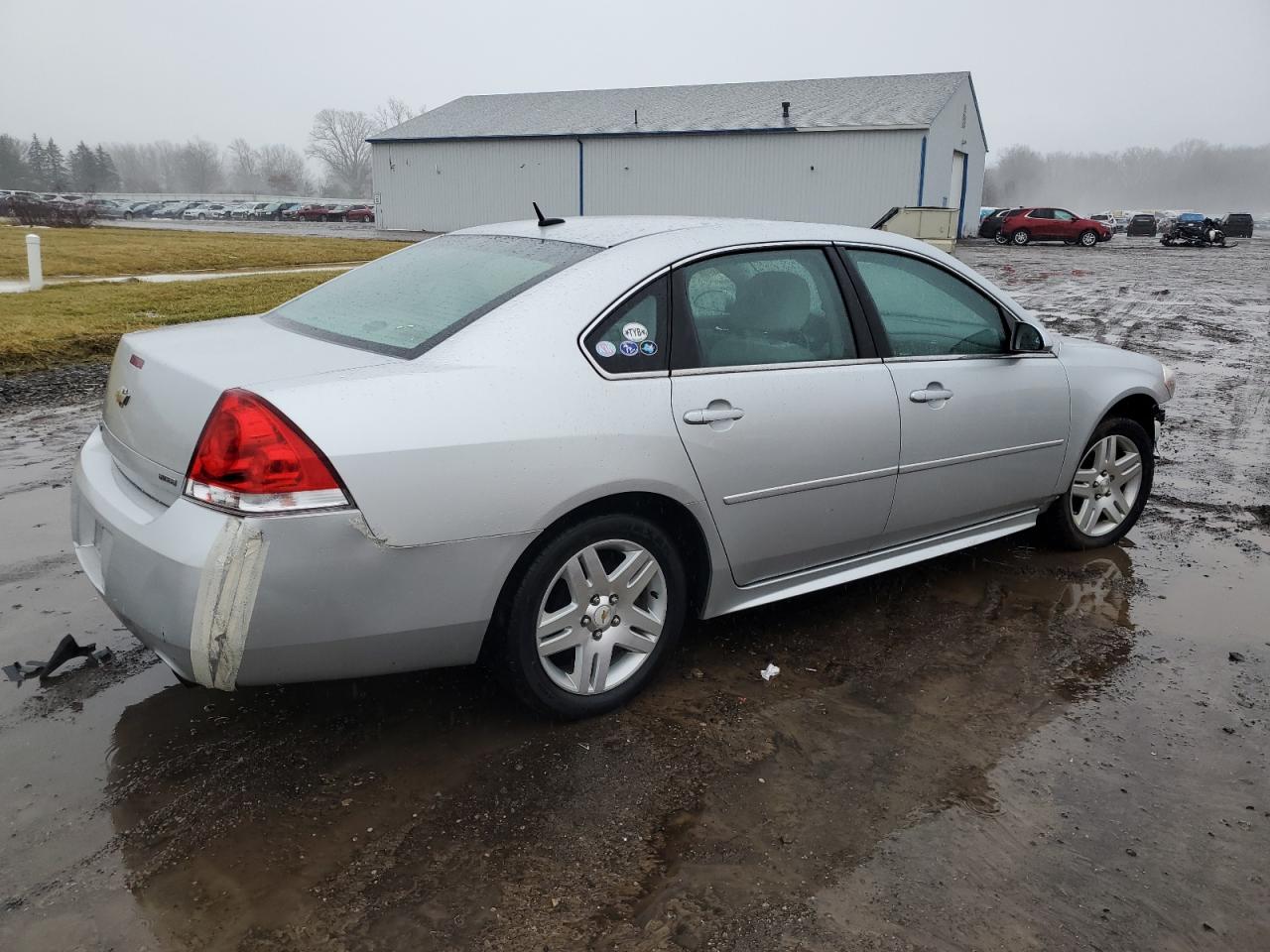 2014 Chevrolet Impala VIN 2G1WB5E34E1171522 Copart auction photo, front end / undercarriage damage thumbnail 3