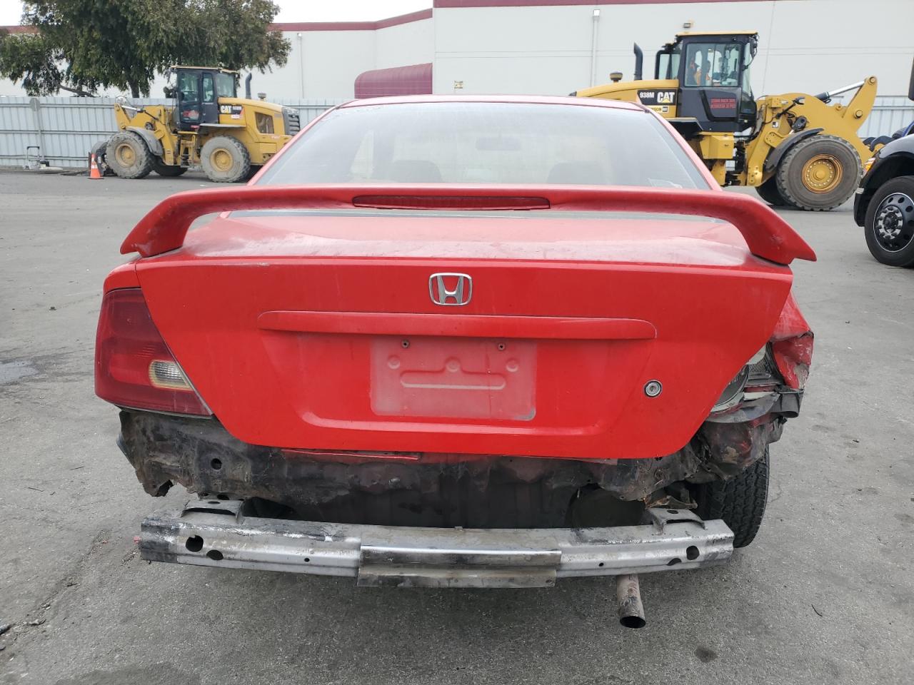 2001 Honda Civic VIN 1HGEM22501L064605 Copart auction photo, rear end / front end damage thumbnail 6