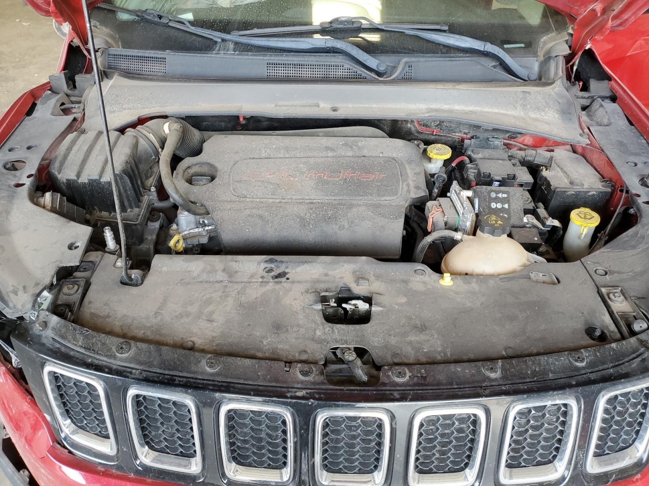 2018 Jeep Compass VIN 3C4NJCAB1JT250680 Copart auction photo, all over / hail damage thumbnail 12