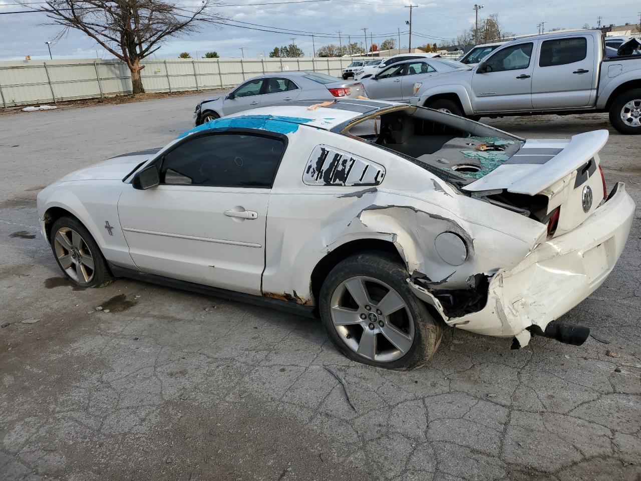 2007 Ford Mustang VIN 1ZVFT80N475280754 Copart auction photo, all over damage thumbnail 2