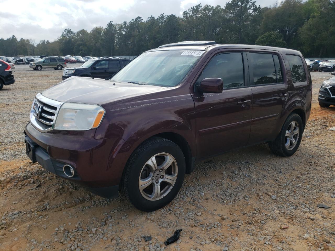 2013 Honda Pilot VIN 5FNYF3H55DB023896