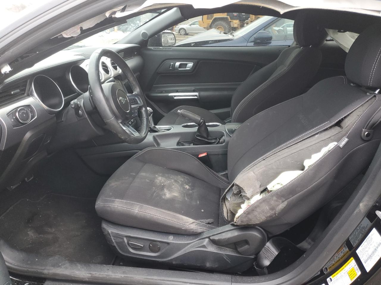 2021 Ford Mustang VIN 1FA6P8CF6M5139522 Copart auction photo, rear end / front end damage thumbnail 7