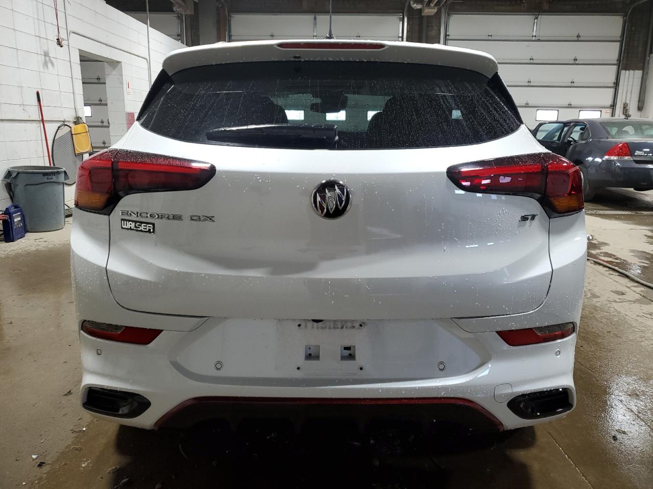 2022 Buick Encore VIN KL4MMFSL4NB069800 Copart auction photo, side / rear end damage thumbnail 6
