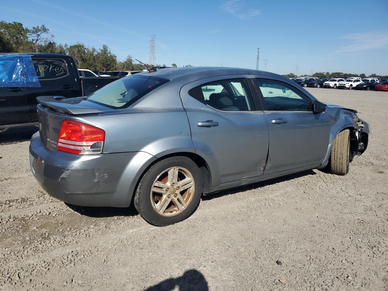 2009 Dodge Avenger VIN 1B3LC56B79N542868 Copart auction photo, all over damage thumbnail 3