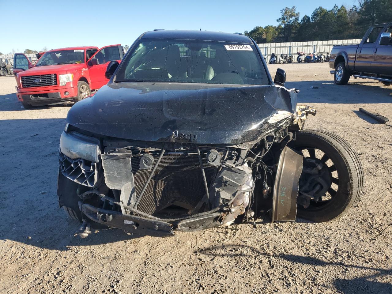 2017 Jeep Grand Cherokee VIN 1C4RJEAG1HC920758 Copart auction photo, all over damage thumbnail 5