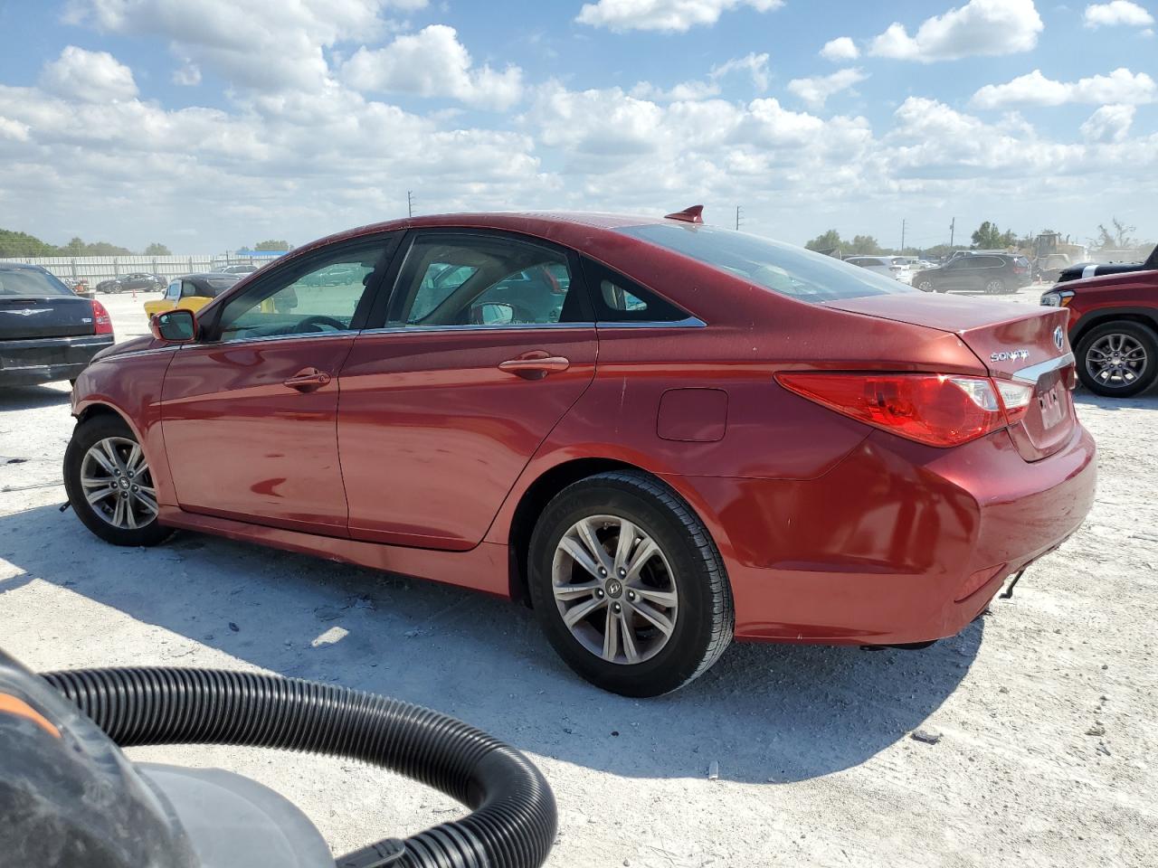 2014 Hyundai Sonata VIN 5NPEB4ACXEH946519 Copart auction photo, front end damage thumbnail 2
