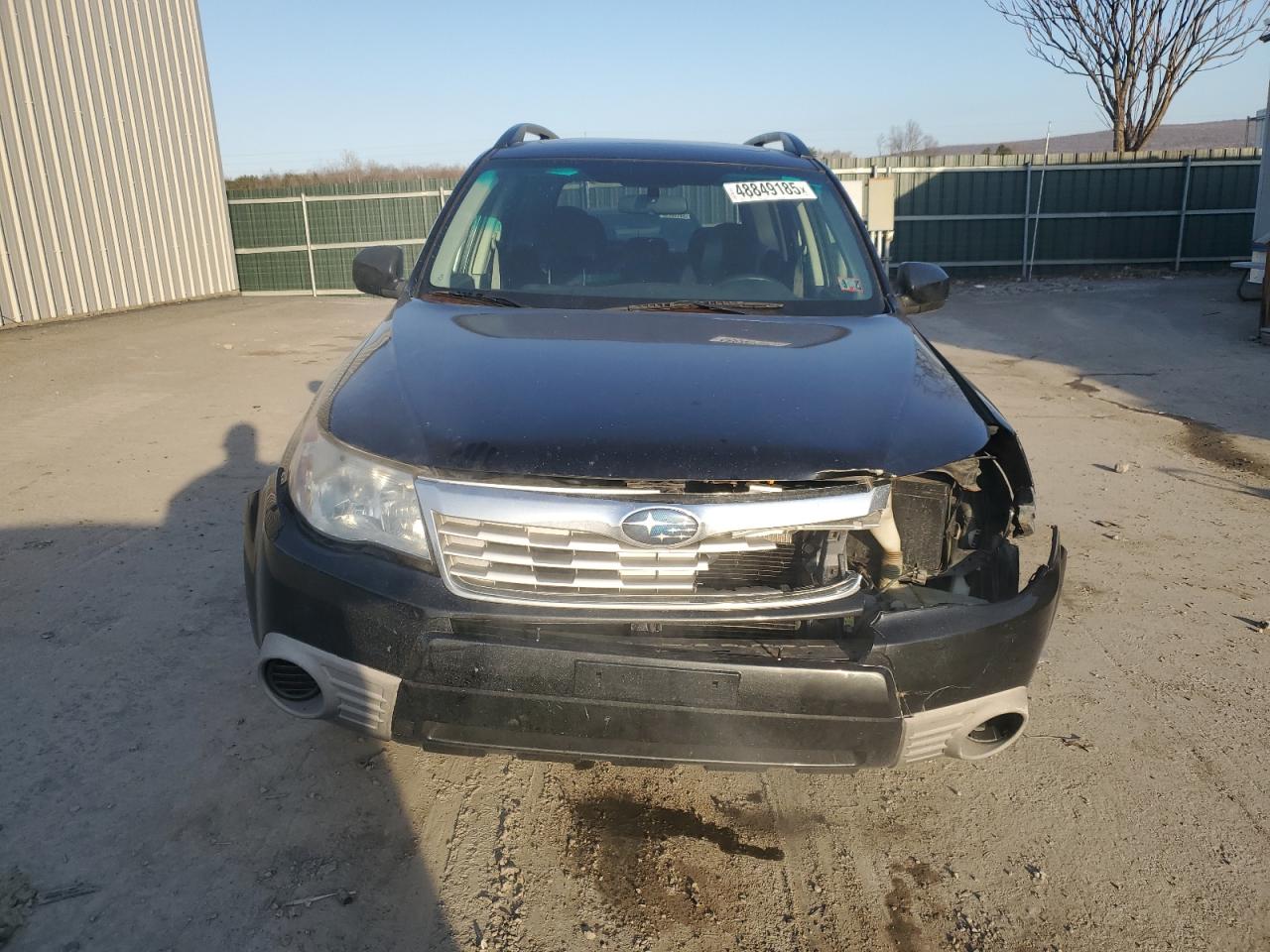 2009 Subaru Forester VIN JF2SH63649H760338 Copart auction photo, front end / side damage thumbnail 5