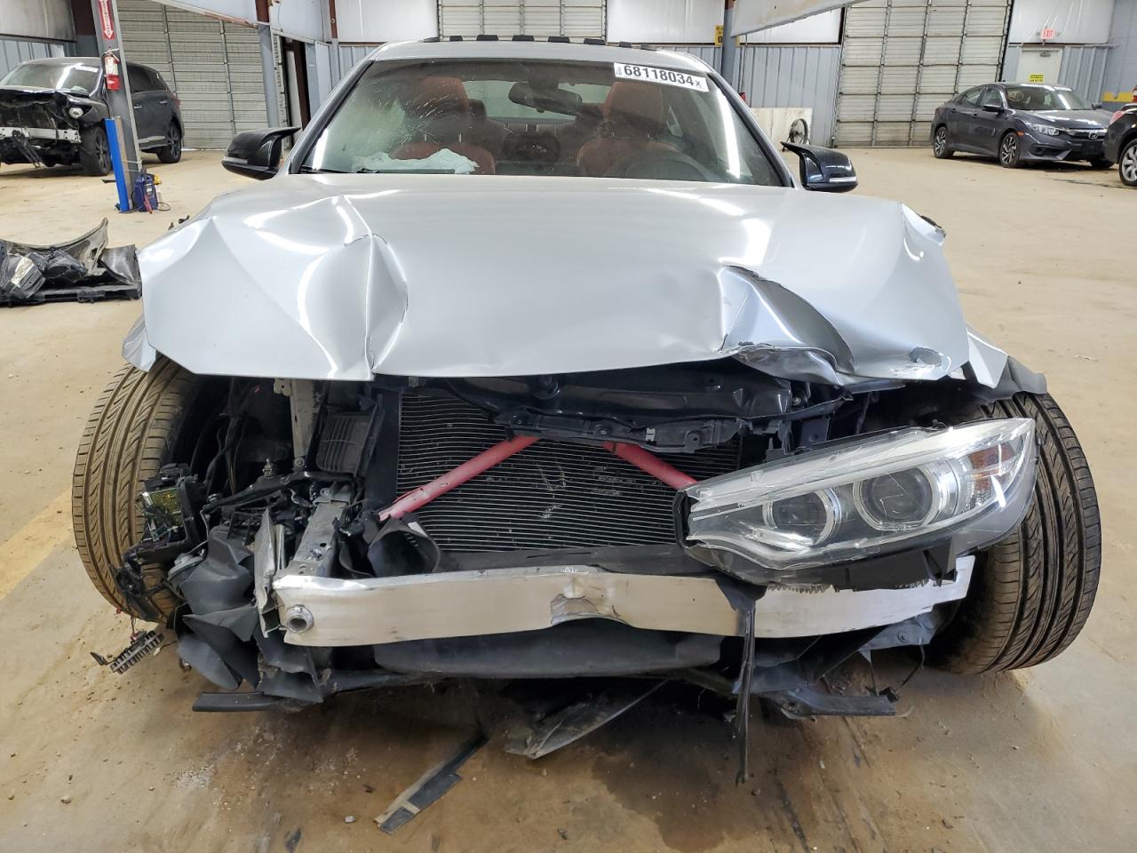 2016 BMW 4er VIN WBA3N7C5XGK226265 Copart auction photo, front end / undercarriage damage thumbnail 5
